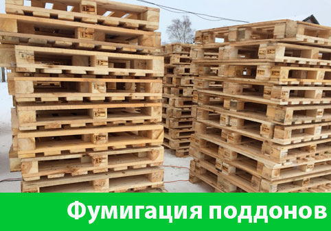 Фумигация поддонов в городе Бронницы