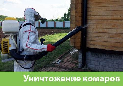 Уничтожение комаров в городе Бронницы